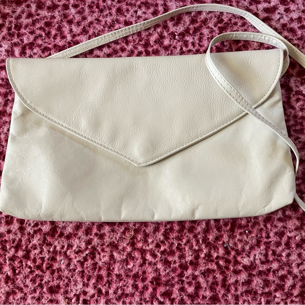 Elegant Cream Clutch Bag